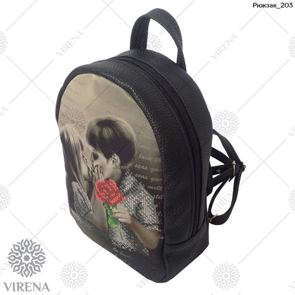 Backpack for embroidery with beads kit