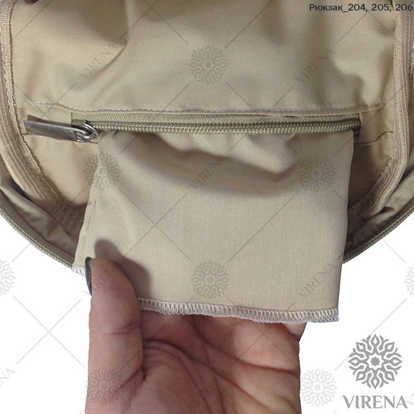 Backpack for embroidery with beads kit