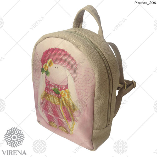 Backpack for embroidery with beads kit