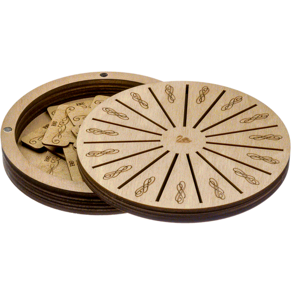 Box for handicraft + 17 bobbins FLZB(N)-049