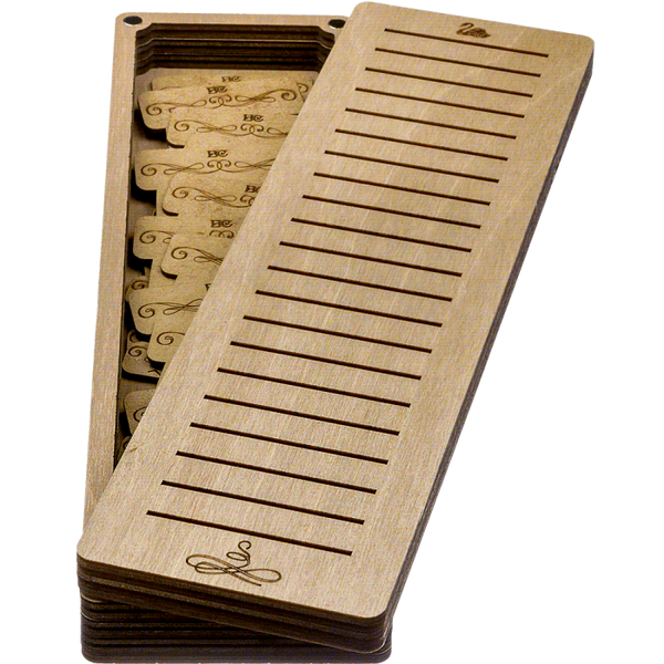 Box for handicraft + 23 bobbins FLZB(N)-043