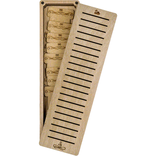 Box for handicraft + 23 bobbins FLZB(N)-043