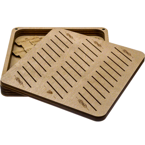 Box for handicraft + 32 bobbins FLZB(N)-061