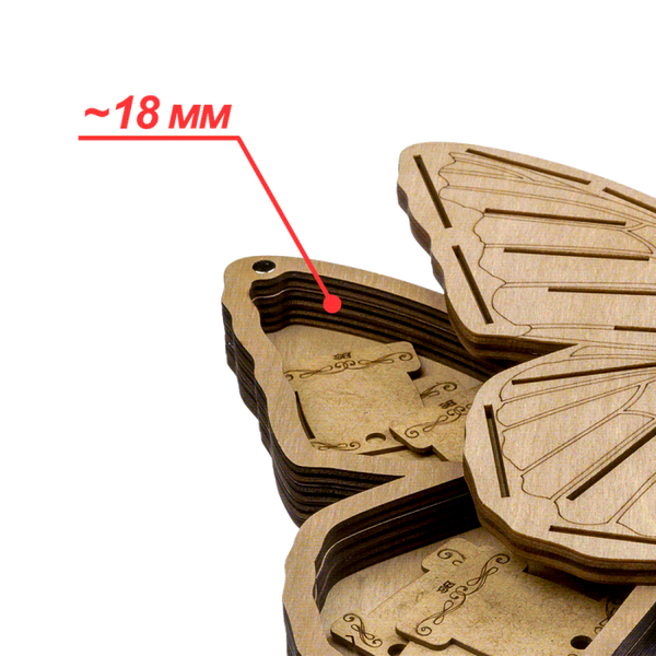 Box for handicraft + 33 bobbins