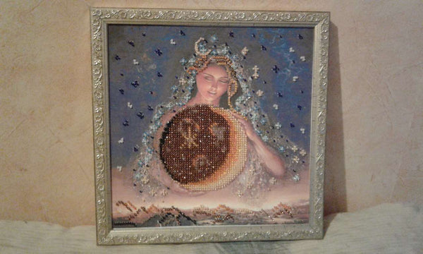 Canvas for bead embroidery