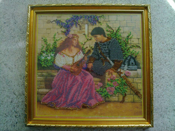 Canvas for bead embroidery