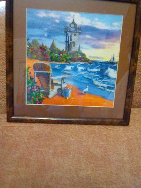 Canvas for bead embroidery