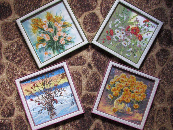 Canvas for bead embroidery