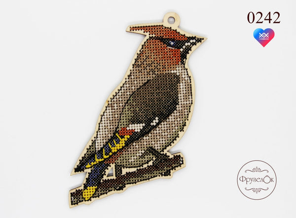 DIY Cross stitch kit on wood