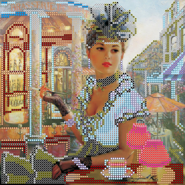 Canvas for bead embroidery