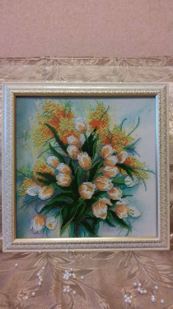 Canvas for bead embroidery