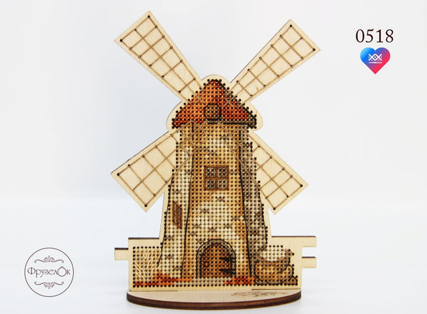 DIY Cross stitch kit on wood