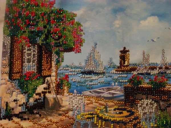 Canvas for bead embroidery