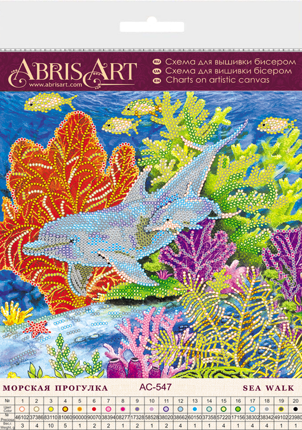 Canvas for bead embroidery