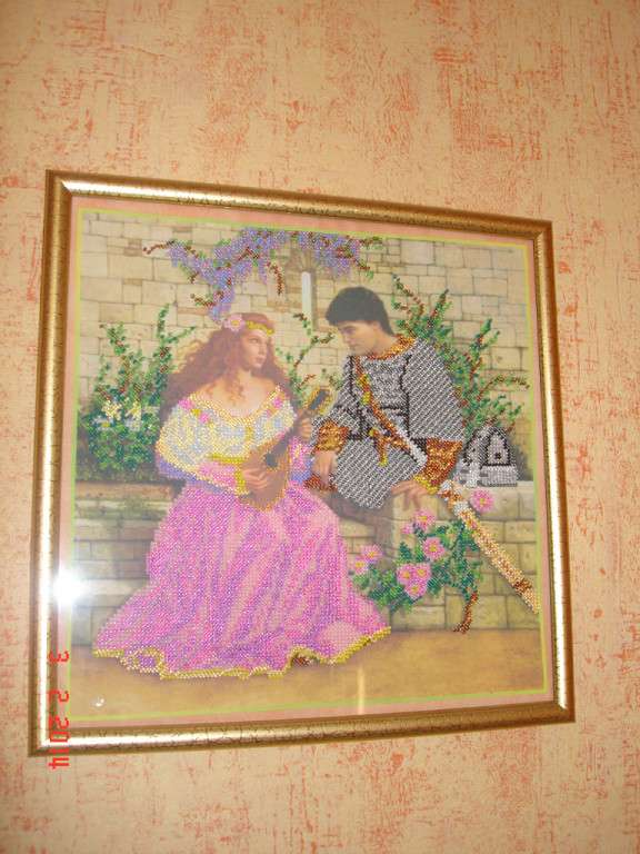 Canvas for bead embroidery