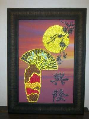 Canvas for bead embroidery