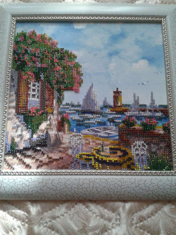 Canvas for bead embroidery