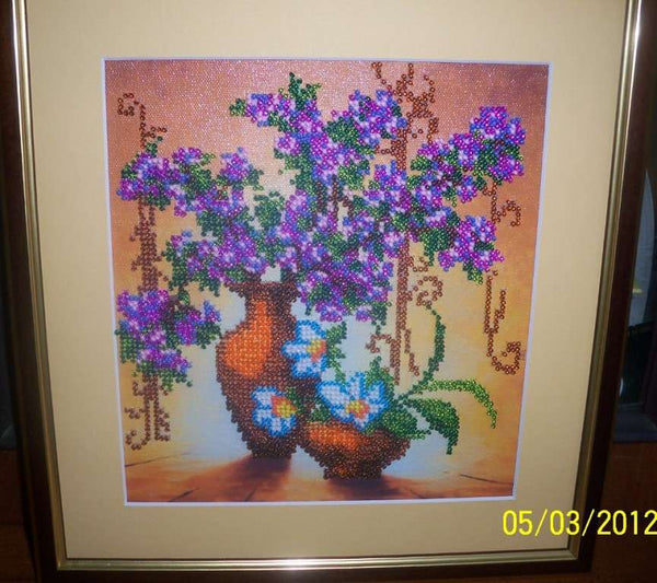 Canvas for bead embroidery