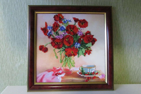 Canvas for bead embroidery