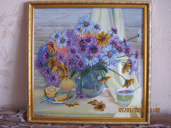 Canvas for bead embroidery