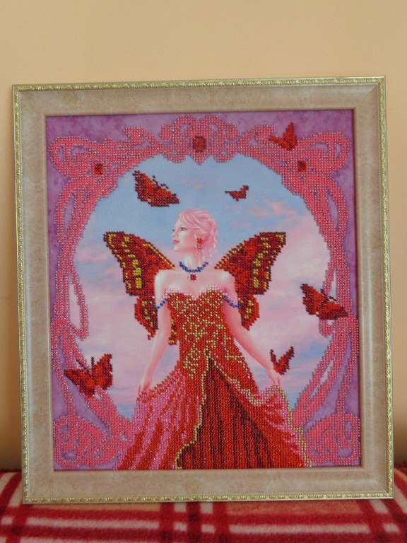 Canvas for bead embroidery