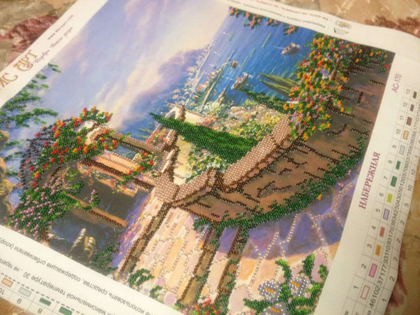 Canvas for bead embroidery