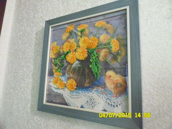 Canvas for bead embroidery