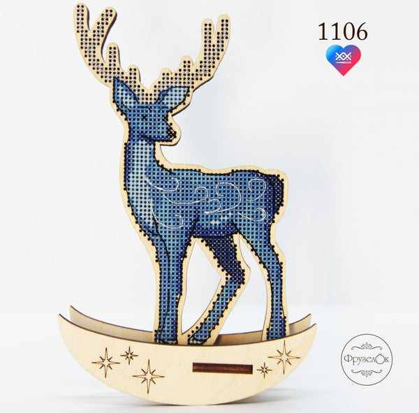 DIY Cross stitch kit on wood