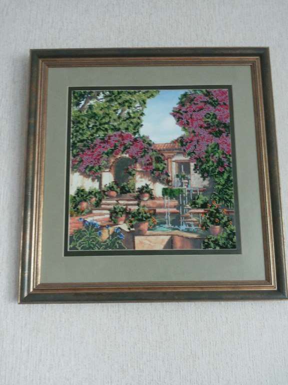 Canvas for bead embroidery