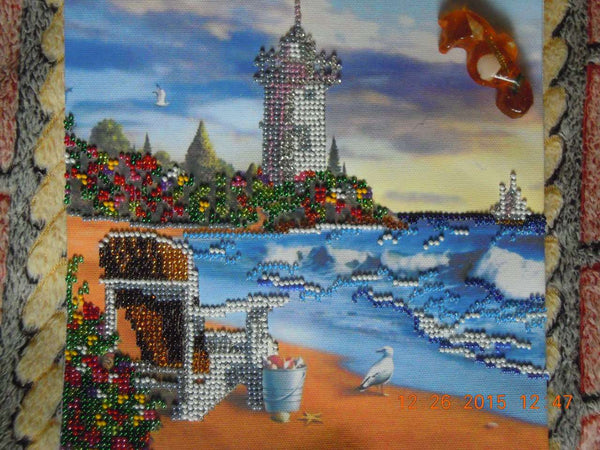 Canvas for bead embroidery