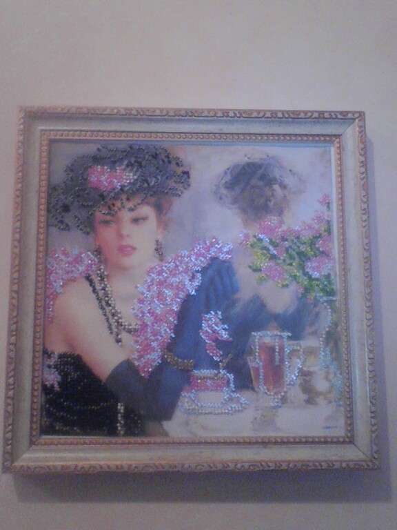 Canvas for bead embroidery