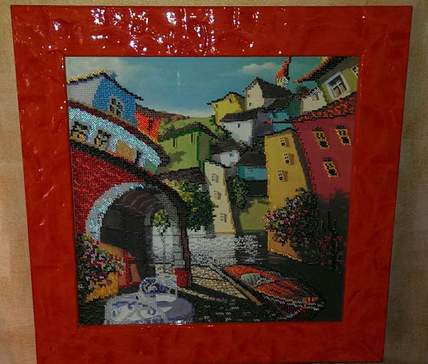 Canvas for bead embroidery