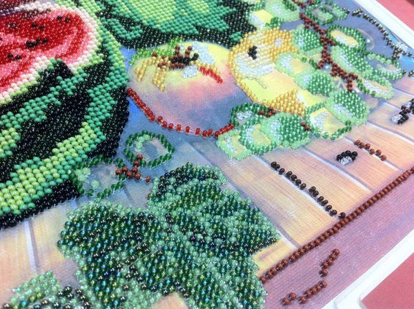Canvas for bead embroidery