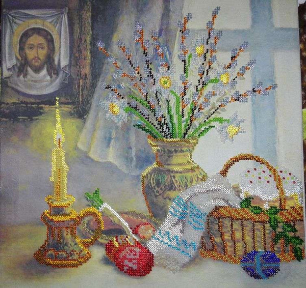Canvas for bead embroidery