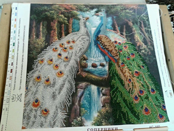 Canvas for bead embroidery