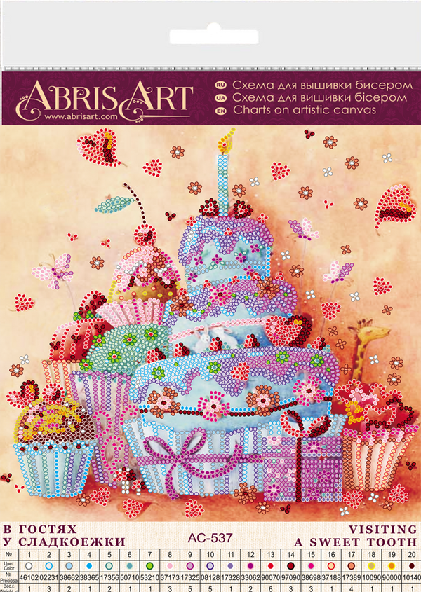 Canvas for bead embroidery