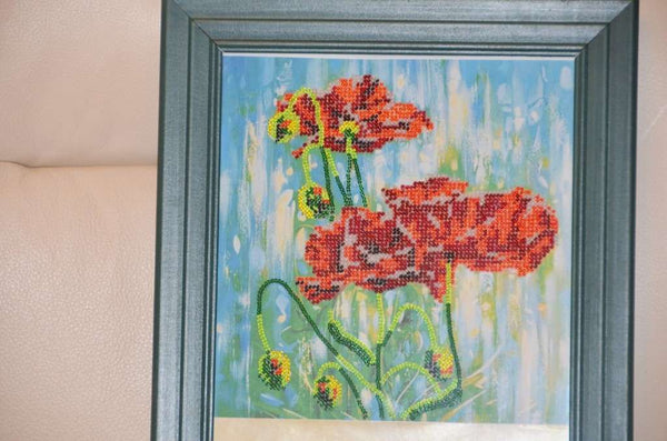 Canvas for bead embroidery