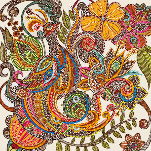 Canvas for bead embroidery