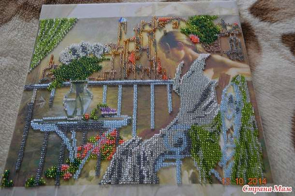 Canvas for bead embroidery