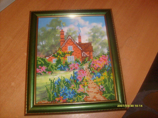 Canvas for bead embroidery