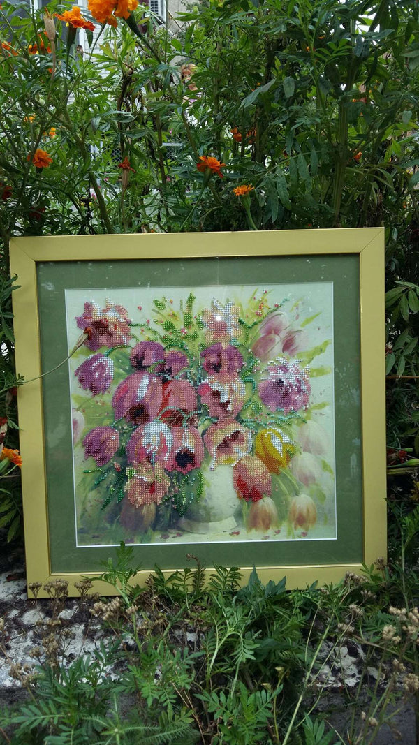Canvas for bead embroidery