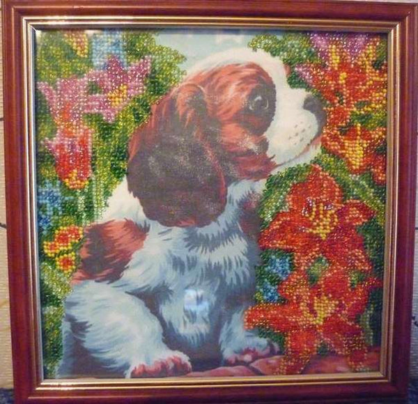 Canvas for bead embroidery