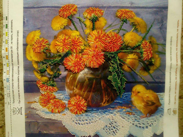 Canvas for bead embroidery