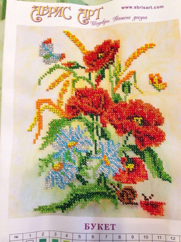 Canvas for bead embroidery