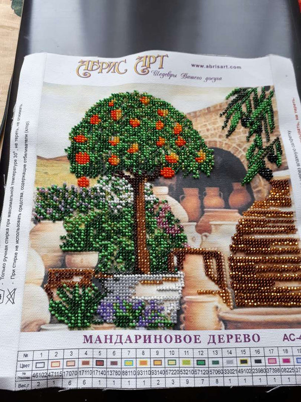 Canvas for bead embroidery