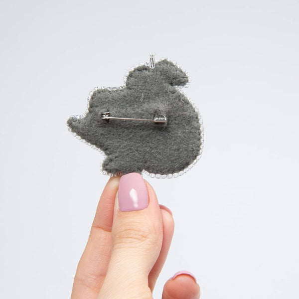 Beadwork kit for creating broоch