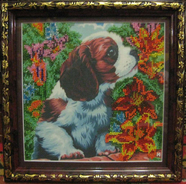 Canvas for bead embroidery