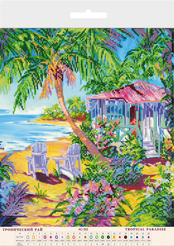 Canvas for bead embroidery