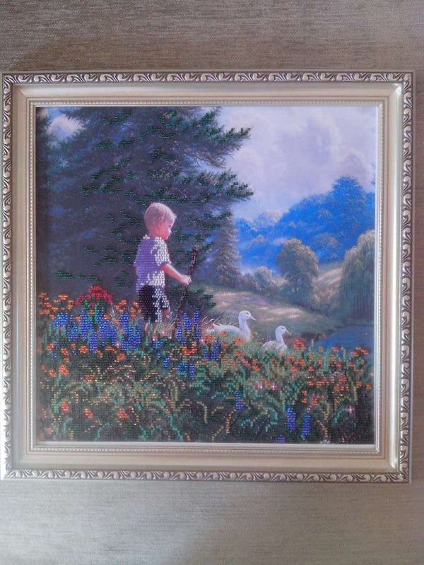 Canvas for bead embroidery