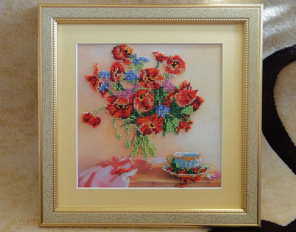 Canvas for bead embroidery